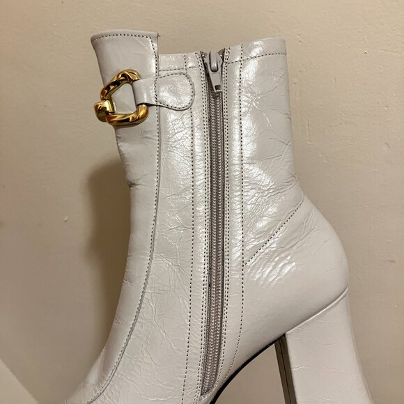 BRAND NEW! Jeffrey Campbell *MAKENA* Mod Boots in Gray! Size 8.5. SOLD OUT! - Picture 7 of 15